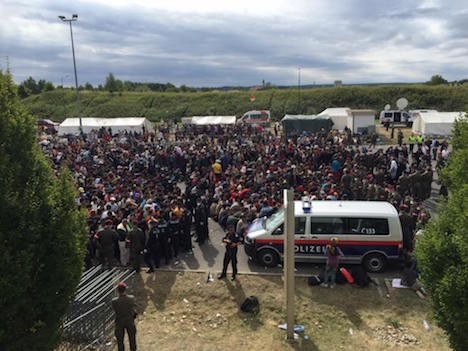 Human Wave Of Refugees Reaches Austria