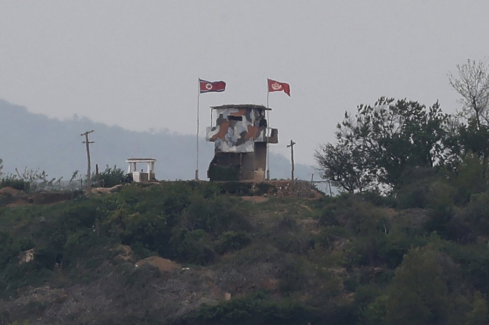 North Korean military guard post in Paju