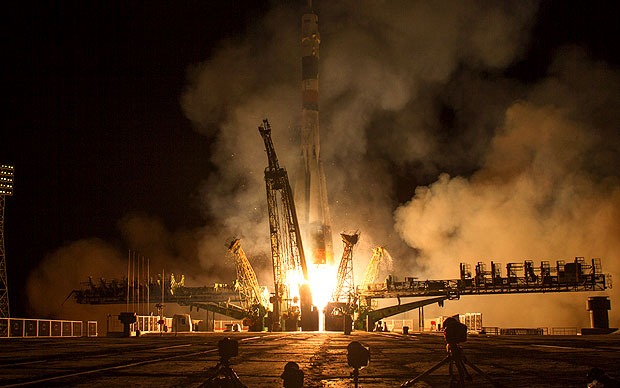 Soyuz Rocket Docks