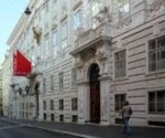Exterior view of the Austrian Federal Ministry of Finance building in Vienna.
