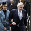 Britain's Prime Minister Boris Johnson and his partner Carrie Symonds