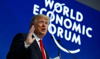 Donald Trump addresses the World Economic Forum in Davos 2026