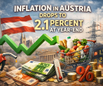 Inflation in Austria Drops to 2.1 Percent: A Three-Year Low to Close 2025
