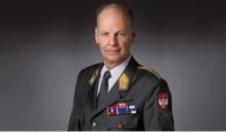 Portrait of Lieutenant General Harald Vodosek in Austrian Armed Forces military uniform.