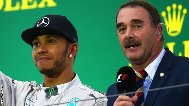 Nigel Mansell surprised