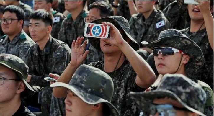 North Korean Youth Volunteer for Military