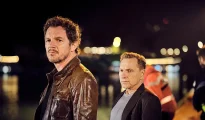Felix Klare and Richy Müller as Stuttgart detectives in Tatort Ex-It.