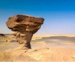Saharan landscape near Agadez in northern Niger where Viennese resident Eva Gretzmacher was abducted.